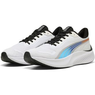 Puma Pounce Lite Running Shoe in Puma White/Puma Black/Blue at Nordstrom Rack, Size 10.5
