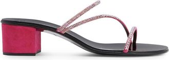 Giuseppe Zanotti 40mm Julianne sandals - women - Suede - 39 - Pink