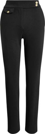 Ralph Lauren Pantaloni Zinleah alla caviglia con frontale piatto - - Trousers - Donna - Nero - S