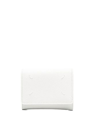 Maison Margiela Portafoglio con quattro punti di cucitura - Bianco