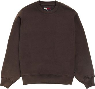 St&uuml;ssy Fleece Crew Brow 118632-BROW