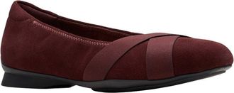 Clarks Jazmynn Gem Suede Ballet Flat
