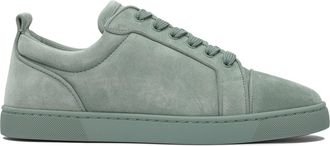 Christian Louboutin Louis Junior Orlato Flat Veau Velours Ds/Gg Sneakers & Slip-On Verde-Uomo