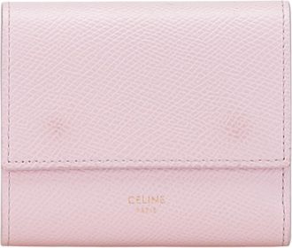 Celine Pink Leather Wallet (Tri-Fold) (Pre-Owned)