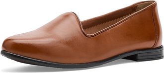 Trotters Liz Lux Womens Flat Shoes Brown : 10.5 WW (EE), Rubber