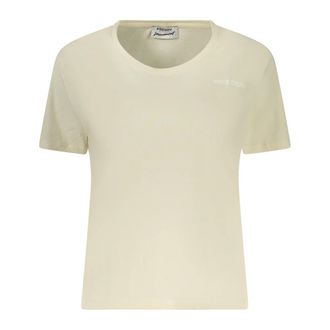 Freddy T-Shirts, female, Beige, Size: XL Wcylt2 Short-sleeved T-shirt
