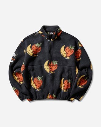 The North Face Sky High Farm Goods Sherpa Fleece Black / Strawberry Moon Print