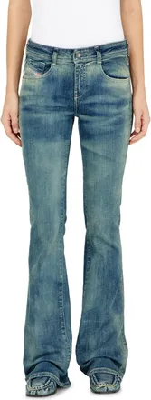 Diesel Bootcut Jeans Low Waist 1969 D-Ebbey, Medium blue, Zip fly