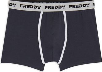 Freddy Boxer Uomo Aderenti con Elastico Jacquard e Logo