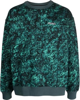 Nike Fitness, Heren, Veelkleurig, M, Katoen, Trui met abstracte print