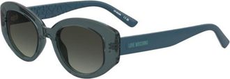Love Moschino MOL105/S ZI9/IB Womens Sunglasses Blue Size 50
