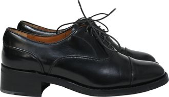 Churchs Lace Up Oxfords in Black Leather