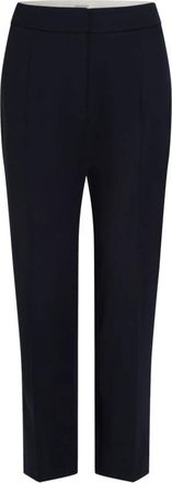 Patou Broeken, Dames, Blauw, XS, Donkerblauwe Geknipte Broek