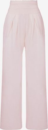 Molli Weite Strick-Bundfaltenhose Lauren2