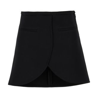 Courr&egrave;ges Short Skirts, female, Black, Size: S Ellipse Mini Skirt