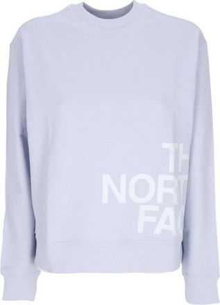 The North Face Lichtgewicht Crewneck Sweatshirt - Dames - Sportshirts - Blauw - XS - Katoen - Fitness