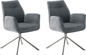 MCA Furniture Esszimmerstuhl »DIVERIA« () (2er-Set) 4-Fuss-Stuhl,drehbar 360°,belastbar 120 kg,Sitzhöhe ca. 50cm