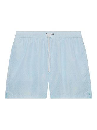 GCDS Essentials Monogram swim shorts - Blue