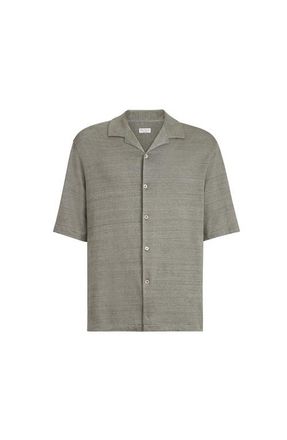 Brunello Cucinelli Jersey shirt in Khaki at Nordstrom, Size Xx-Large Eu