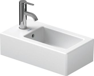 Duravit Duravit - Vero Lavamanos De 25 Cm, Con Rebosadero, Con Banco Para
