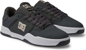 DC Sneaker DC SHOES Central, Herren, Gr. 6,5(38,5), weiss (grau, wei&szlig;, grau), Obermaterial:Obermaterial: Leder / Futter: Textil / Aussensohle: Gummi;, Sc