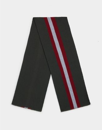 Bally Scarf in Merino Wool Jacquard in Green at Nordstrom