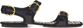 Ferragamo Womens Nomadic Stories Sandals In Black