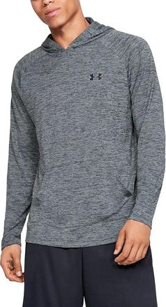 Under Armour Tech 2.0 Hoodie Mens 3XL Heather Pitch Gray Kangaroo Pocket GBO2836