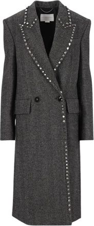 Stella McCartney Jassen - Dames - Mantel - Grijs - XS - Leer - Jassen