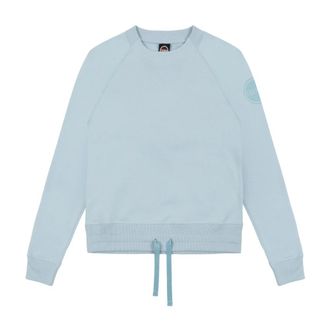 Colmar Velvet Sweater - Dames - Sweatshirts - Blauw - L - Katoen - Hoodies & sweatvesten