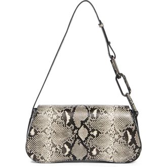 BCBGeneration Asymmetrical Faux Leather Hobo Bag in Snake at Nordstrom Rack