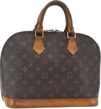 Louis Vuitton Pre-owned Vintage Canvas Handtas - Dames - Vintage Handtas - Bruin - ONE Size - Vintage