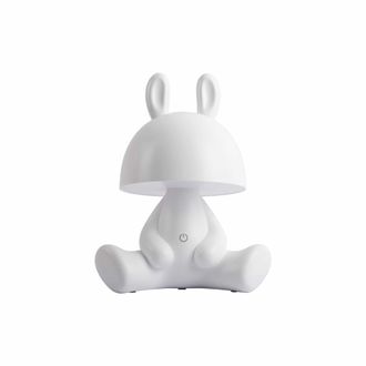 Present Time Leitmotiv Bunny L&aacute;mpara Led Blanca Dise&ntilde;o Conejo 27 Cm