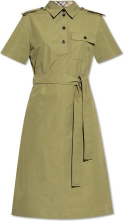 Burberry Mujer, Vestidos, Verde, Talla: S