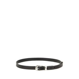 Our Legacy Stylish Leather Belt - male - Our Legacy - Belts - Black - 100 CM - Accessories