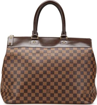 Louis Vuitton Pre-owned Tote Bags, female, Brown, Size: ONE SIZE Pre-owned Damier Azur Canvas Handbag