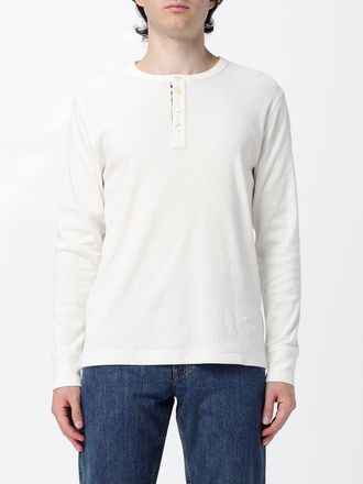 Burberry T-shirt a maniche lunghe in cotone con scollo a girocollo