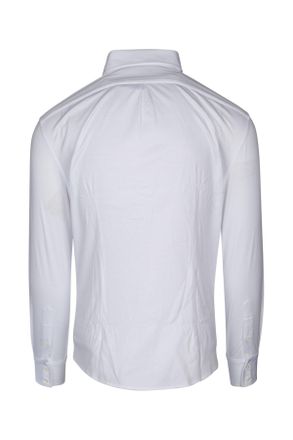 Brunello Cucinelli Mens Camicia Bianco (th894) Co Camicie Shirt