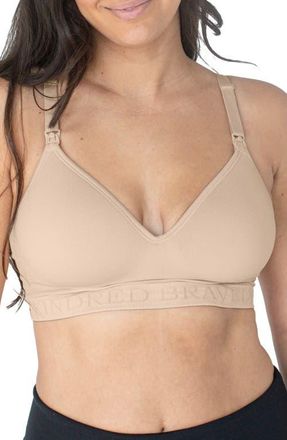Kindred Bravely Busty Sublime Contour Maternity & Nursing Bra - Sizing Available from E-I Cup in Beige at Nordstrom, Size X-Large
