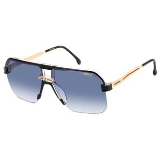 Carrera Sunglasses, male, Blue, 63 MM, Black Crystal/Dark Blue Shaded Sunglasses