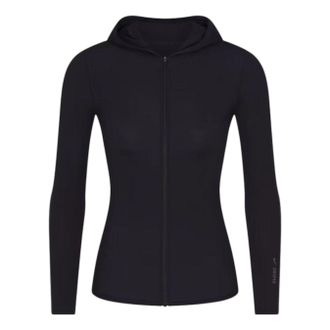 Nike (WMNS) Nike x SKIMS Weightless Layers Full-Zip Hoodie Obsidian TPZUP6053W-OBD
