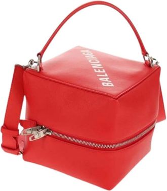 Balenciaga Pre-owned Handbags, female, Red, Size: ONE SIZE Pre-owned Vintage Hand Bag