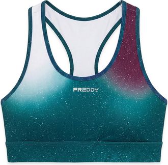 Freddy Sport Bra Supporto Medio in Jersey Quick Dry Stampa Stellata