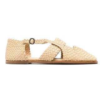 Hereu Dames, Schoenen, Beige, Maat: 40 EU Leer