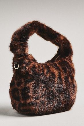 Urban Expression Faux Fur Mini Knotted Bag