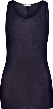 Ami Dames, Tops, Blauw, Maat: S Viscose