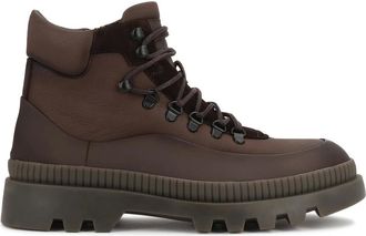 Kazar Botines de piel Kazar con leng&uuml;eta de ante y suela track - Shoes - Hombre - Marr&oacute;n - 43 EU