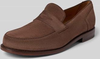 Henry Stevens Loafers aus Leder Modell Haywood in Mittelbraun, Gr&ouml;&szlig;e 41