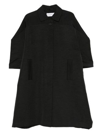 Viktor & Rolf single-breasted coat - women - Cotton/Polyester - S - Black