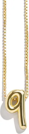 BaubleBar Lucky Number Bubble Necklace in Gold at Nordstrom